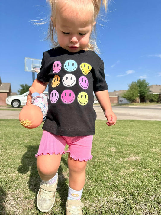 Smiley Collage Tee